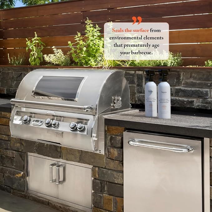 Bayes High-Performance Stainless Steel BBQ Exterior Cleaner and Protectant - Image 4