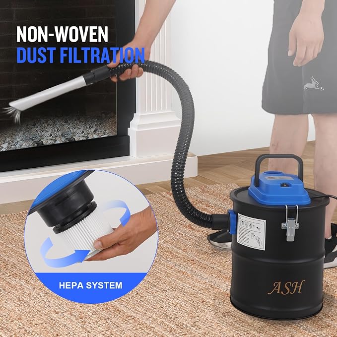 Ash Vacuum Cleaner -3.2 Gallon Fireplace Ash Vac - Image 5