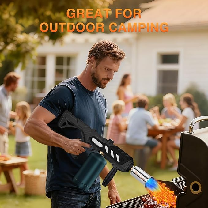 Powerful Propane Torch Gun, Kitchen Grill Torch - Image 5