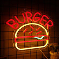 JFLLamp BURGER Neon Signs for Wall Decor Neon Lights for Bedroom Led Business by JFLLamp