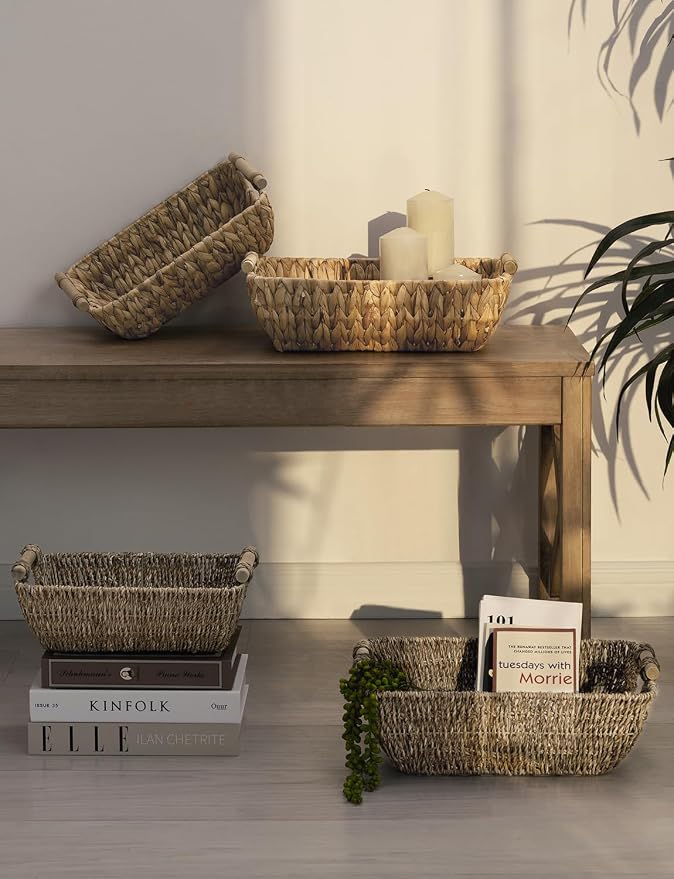 StorageWorks Hand-Woven Large Storage Baskets - Image 8