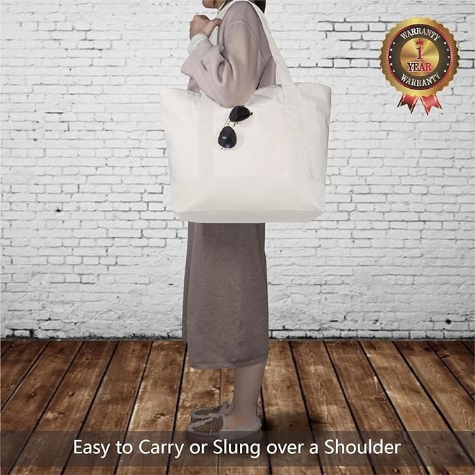 TOPDesign 1-Pack Canvas Tote Bag - Image 2