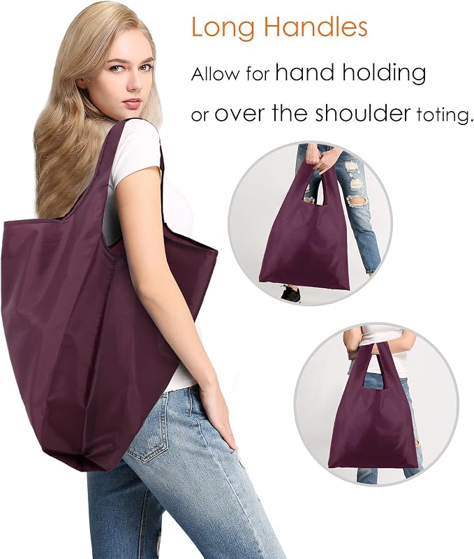 BeeGreen Burgundy Reusable Shopping Bags Wholesale Wine Red Reusable Grocery - Image 3
