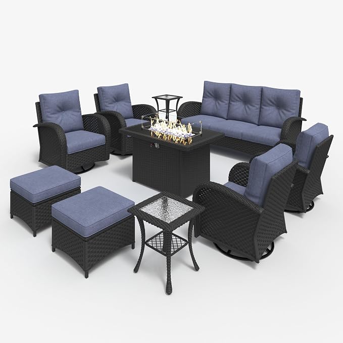 LayinSun 10 Pieces Outdoor Patio Furniture Set - Image 2