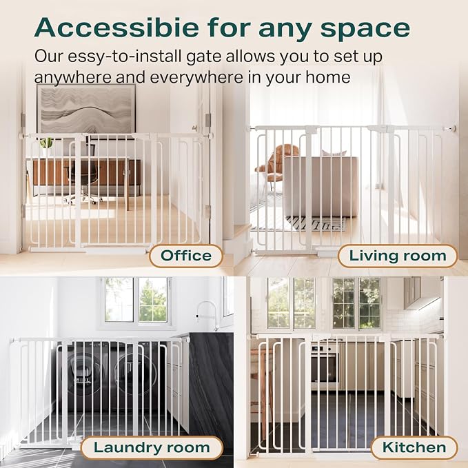 Cumbor 36" Extra Tall Baby Gate - Image 6