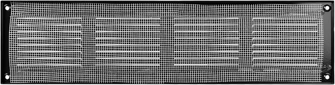Repa Market 5-Pack Air Vent Cover 16x4 Inch White Galvanized Steel Louvered - Image 6
