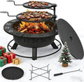 32.5" 3-in-1 Fire Pit Table by Gbekery