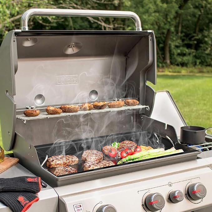 Full Size Griddle Insert for Weber Spirit 200 Series Gas Grill, Flat Top - Image 3