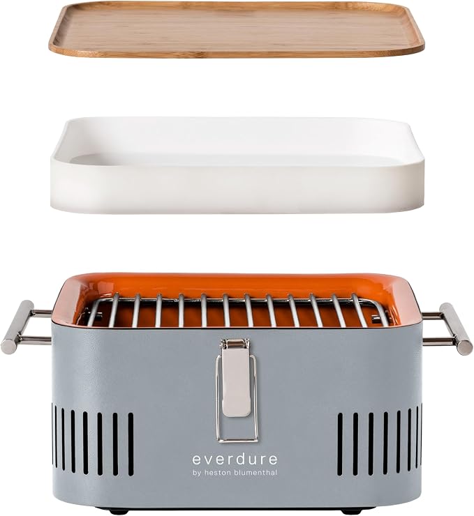 Everdure CUBE Portable Charcoal Grill, Tabletop BBQ, Perfect Tailgate, or - Image 3