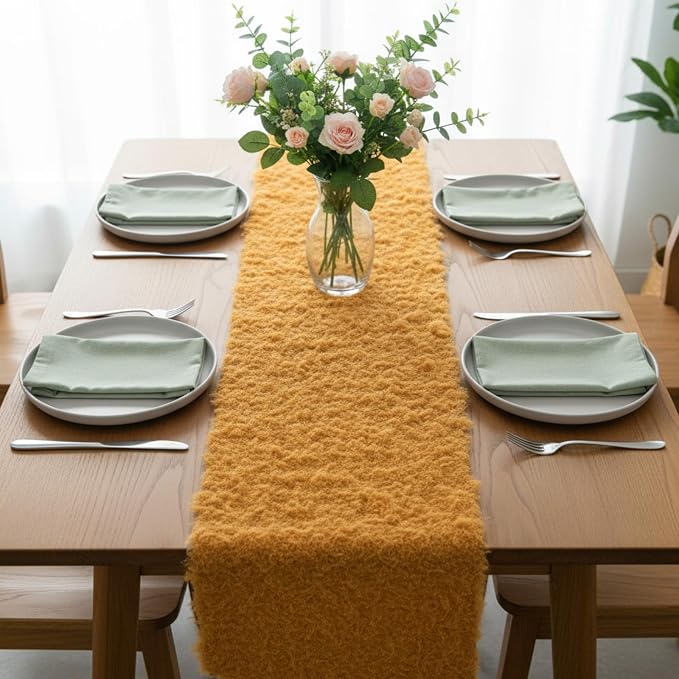 Zeyune 2 Pcs Fake Moss Table Runner - Image 6