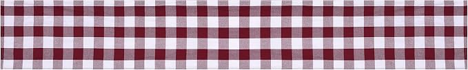 Tosewever Buffalo Check Plaid Farmhouse Table Runner, Cotton Polyester Blend - Image 8