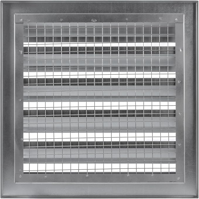 Vent Systems 12" x 12" Inch Galvanized Steel Industrial Gable Vent - Image 2