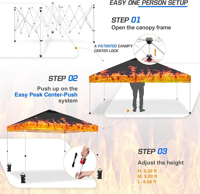 EAGLE PEAK Pop Up Canopy Tent - Image 2
