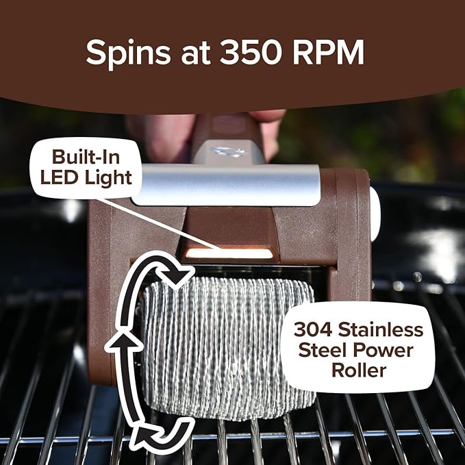 HorsePower Giddy Up Grill Cleaner AS SEEN ON TV! – Cordless, Rechargeable BBQ - Image 6
