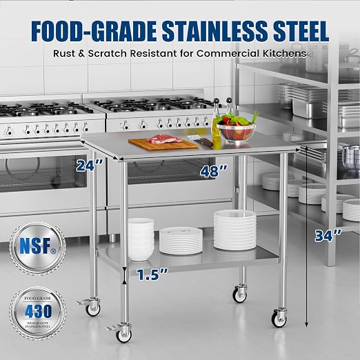 Stainless Steel Work Table - Image 3