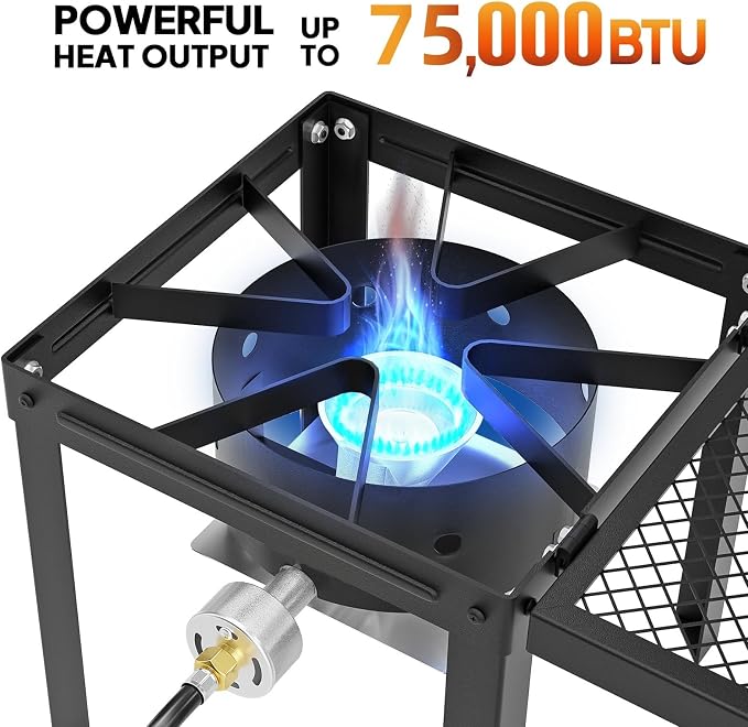 Bonnlo Single Burner Propane Stove - Image 2
