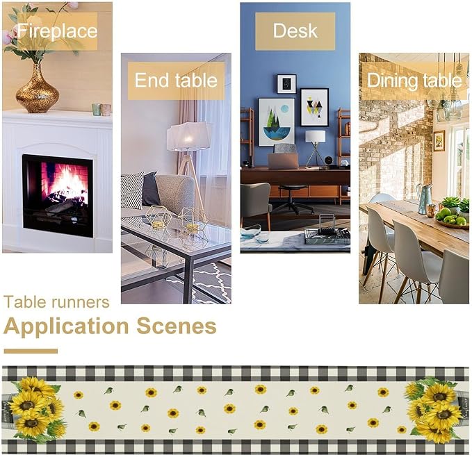 Morden Sunflower Table Runner - Image 6