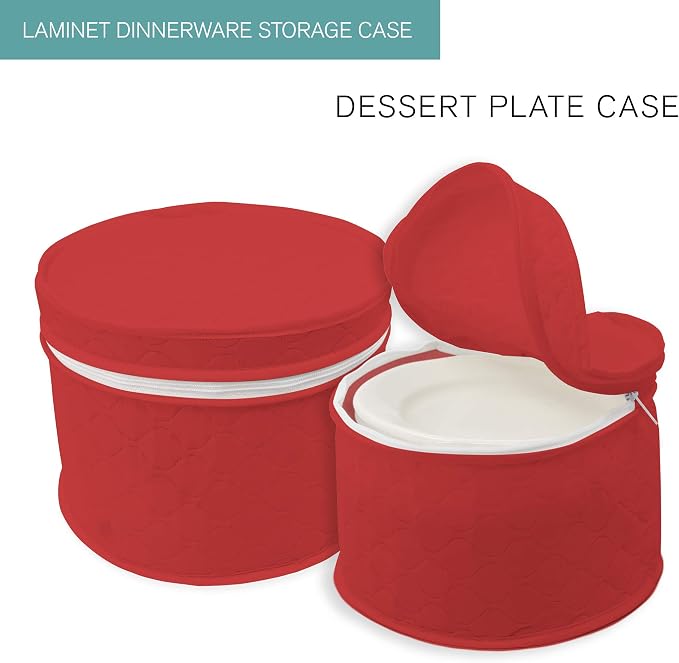 LAMINET 4 Piece Quilted Plate Storage Set - Image 7