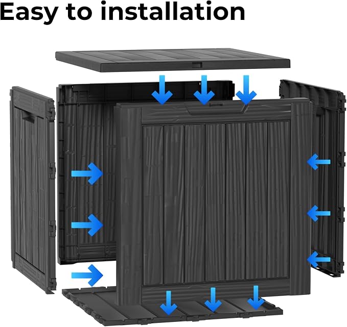 30 Gallon Waterproof Outdoor Storage Box - Image 5