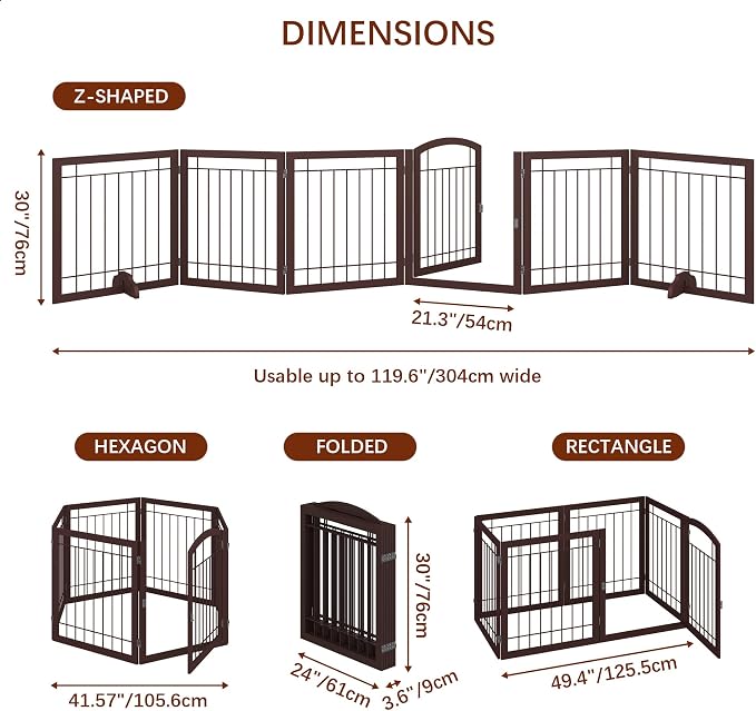 JSB 144-inch Extra Wide 30-inch Tall Dog gate - Image 5