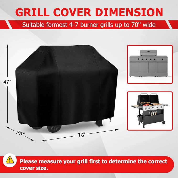 iCOVER Grill Cover, 70 inch BBQ Grill Cover - Image 2