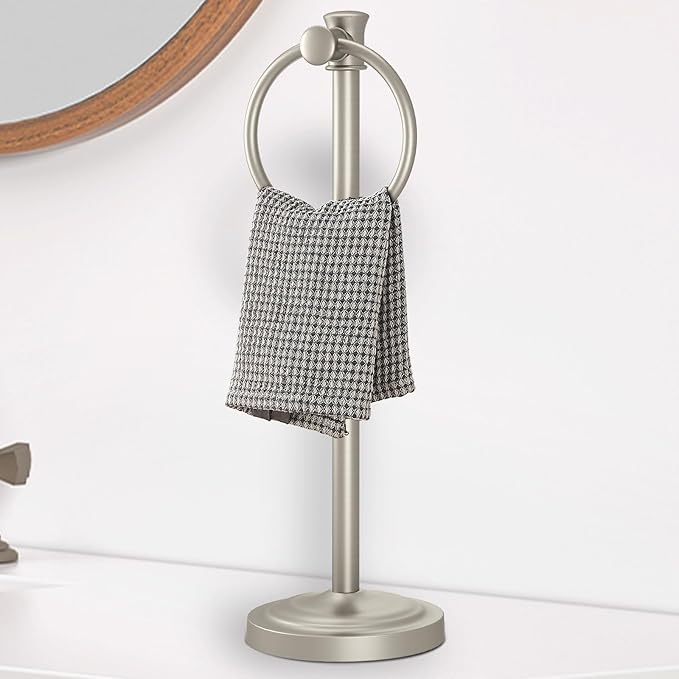 Hoimpro 17 Inch Stand Hand Towel Holder Towel Bar Towel Hanging Ring, Free by Hoimpro