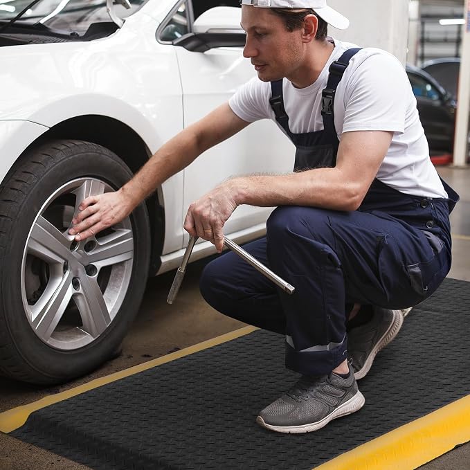 3 x 5 FT Anti Fatigue Mats Industrial 15/16 Inch Thick Soft Sponge Ergonomic - Image 7