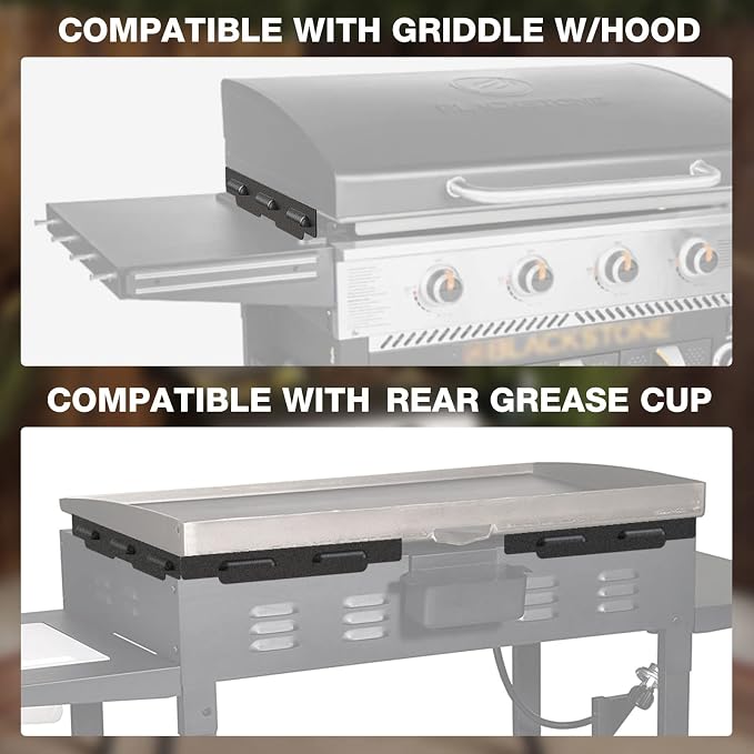 Upgraded Wind Guards for Blackstone 36” Griddle, 5015 Magnetic Stainless Steel - Image 3