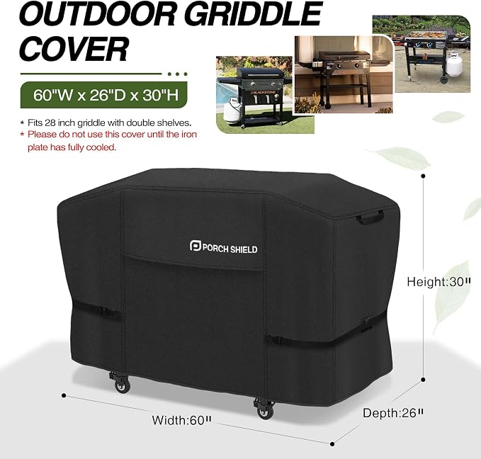 Porch Shield 28 inch Griddle Cover - Image 2