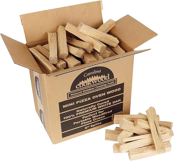 Mini Pizza Oven Wood, 6 Inch Firewood Logs, USA Made, Sustainably Milled by CarolinaCookwood