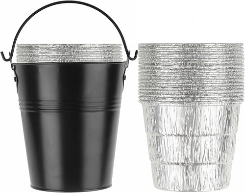 15-Pack Liners & Replacement Traeger HDW152 Drip Grease Bucket by ProfessionalGrillpartsLiving