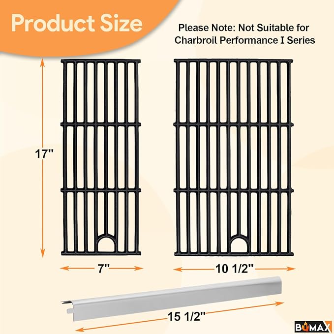 17 Inch Grill Grate & Heat Plate - Image 3