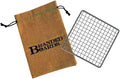Portable Bushcraft Stainless BBQ Cooking Grill Grate, Bamboo Cutting Board by BrandedBoards