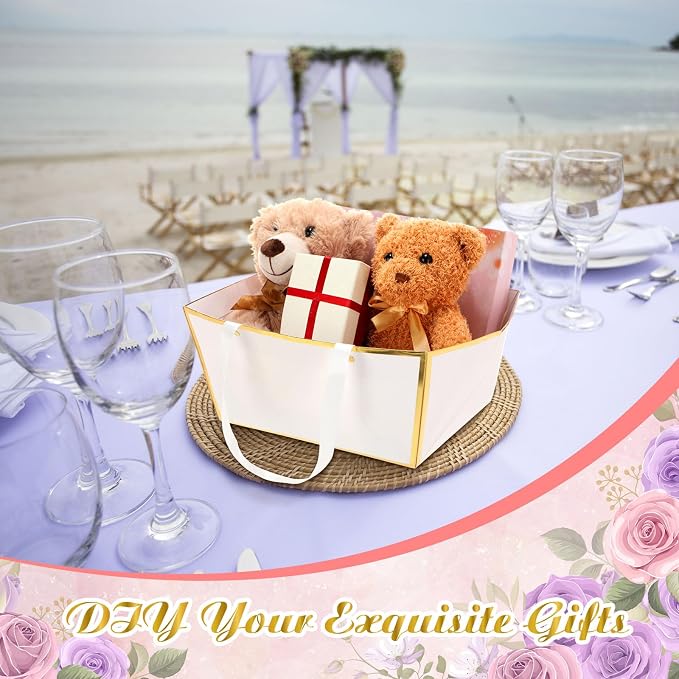 Pinkunn 48 Pcs Basket for Gifts Empty DIY Bulk Gift Basket Kit - Image 4