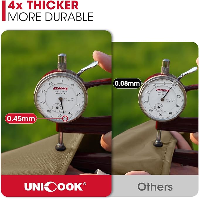 Unicook 55 Inch Grill Cover, Outdoor Heavy Duty Waterproof BBQ Cover - Image 7