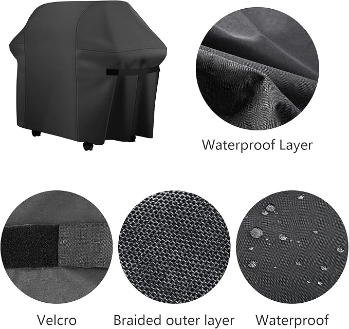 60 Inch Grill Cover, Fits for Weber Genesis, Char-Broil Nexgrill Brinkmann and - Image 4