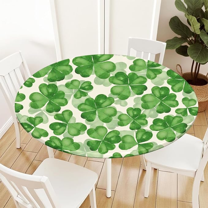 St Patricks Day Round Fitted Tablecloth - Image 2