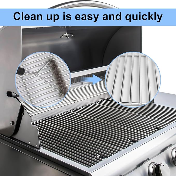 J&HYBBQ Stainless Steel Grill Grate 19 1/4 x 7.5 Inch, 7mm Rod BBQ Grill Grate - Image 6