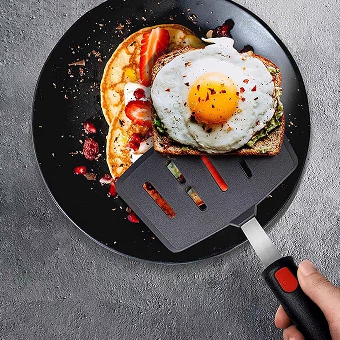 Silicone Spatula Turner, 600°F Heat Resistant Kitchen Cooking Utensils Set - Image 6