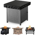 Outdoor Fire Pit Cover Square, Waterproof Fire Pit Cover by Unknown
