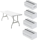 80 Pack of 6 Foot Foldable Table by VISTACASA