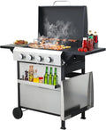 4-Burner Propane Gas BBQ Grill by LCKJZYL