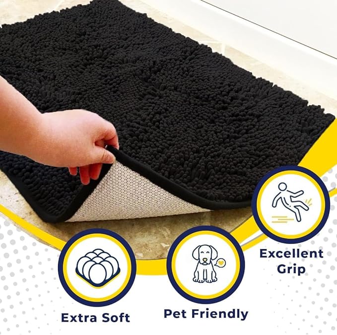 Muddy Mat® Shown on TV – Super Absorbent Door Mat Indoor, Microfiber Quick Dry - Image 2