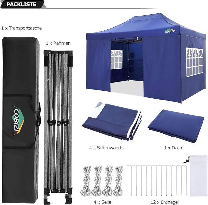 COBIZI 10x15 Pop up Canopy Tent 10x15 Canopy - Image 5