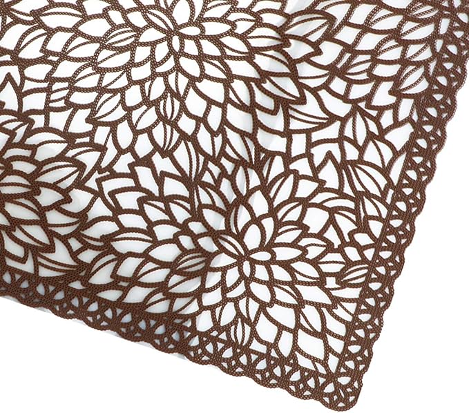 Gugrida Plastic Brown Placemats - Image 6