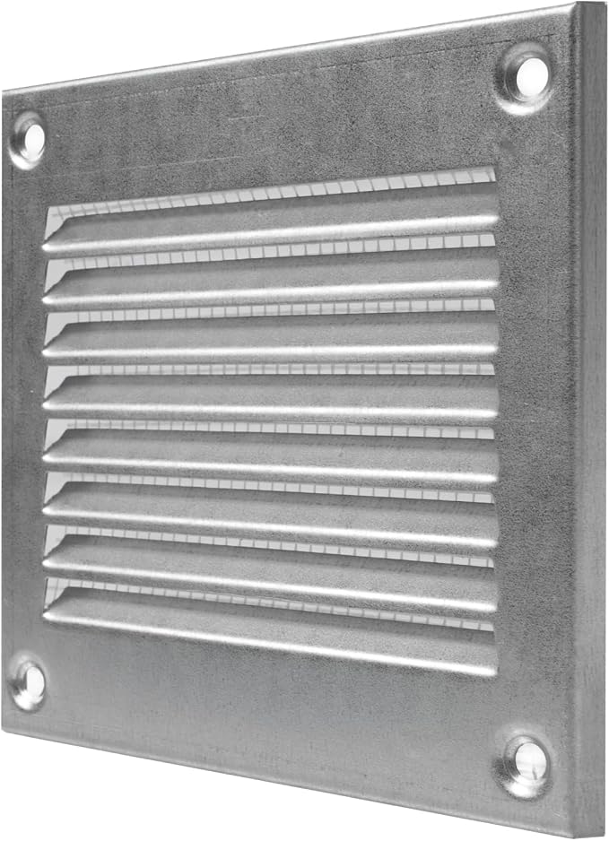 Repa Market 4x4 Inch Air Vent Cover/Galvanized Steel Louvered Grill Cover - Image 6