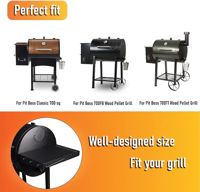 GRISUN Grill Table Shelf for Pit Boss 700/1000/1150/500 Series Pellet Grills - Image 2