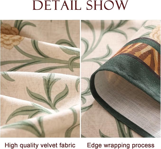 patdrea Designer Idyllic Linen Round Tablecloth, French Table Cloth - Image 5