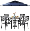 Sophia & William Metal Outdoor Patio Dining Set 6 PCS by SophiaWilliam