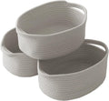 Woven Basket, Small Rope Storage Bin by JMvicyroam
